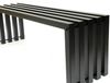 DanDiBo Gartenbank Metall Massiv Wetterfest Schwarz 120 cm Sitzbank Modern 96245 Ida Parkbank Eisen Bild 5