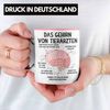 Trendation Tasse Gehirn Tierarzt Tierärztin Geschenk Lustiger Spruch Sprüche Weihnachte Bild 1