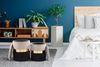 Hocker Zora 125 2er-Set Grau / Gold / Schwarz Bild 5