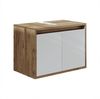 Roomart Waschbeckenunterschrank 65 cm stilvoll hängend, Soft-Close, Siphonausschnitt, 4 Farben, Bad (Waschbeckenunterschrank ohne Waschbecken) 35 cm Tiefe, Soft-Close, Wandmontage, 4 Farben Bild 4