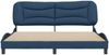vidaXL Bettgestell ohne Matratze "Hvar" Blau 180x200 cm Stoff 3207792 Bild 4