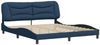 vidaXL Bettgestell ohne Matratze "Hvar" Blau 180x200 cm Stoff 3207792 Bild 3