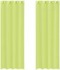 vidaXL Voile Vorhänge mit Ösen 2 Stk. Apfelgrün 140x260 cm 4102057 Bild 2