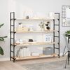 vidaXL Schweberegal 140x30x2 cm Massivholz Akazie Unbehandelt 3279383 Bild 2