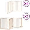 vidaXL 12-tlg. Hundetor mit Tür Faltbar 960 cm Pappelholz 3155616 Bild 2
