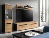 Wohnwand Cooper in Eiche und grau 221 cm Bild 2