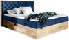 99rooms Galaxy Boxspringbett 160x200 cm Velours MONOLITH Dunkelblau Bild 2
