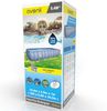 Avenli Frame Plus Rectangular Pool 540 x 250 x 100cm, rechteckiger Stahlrahmen Pool mit Filterpumpe und Leiter, graue Rattanoptik Bild 2