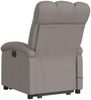 vidaXL Massagesessel mit Aufstehhilfe Taupe Stoff 3204112 Bild 4