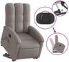 vidaXL Massagesessel mit Aufstehhilfe Taupe Stoff 3204112 Bild 5