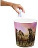 Idena Mülleimer Idena 10489 - Papierkorb Kinder, Pferde Motiv, 9 Liter Fassungsvermöge Bild 3