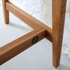 Ragaba Eckschreibtisch mit 2 Schubladen und Fußstütze, MDF & Massives Eschenholz Eichenbeize, 135x85 cm, Salbei Grün, Links Bild 2