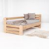 Marior HOME COUNTRY Einzelbett mit Sicherheitsstange, Buchenholz, Unbehandelt Bild 3