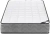 Vente-unique - KIJAL Mattress and bed base set StoffHolz, Platte Weiß - B 90 cm x H 19 cm30 cm x L 190 cm Bild 5