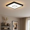 LED Deckenleuchte, schwarz, Backlight, L 29 cm Bild 3