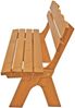Garnitur FREITAL 3-teilig 150cm, Kiefer massiv Bild 4