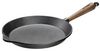 Skeppshult Bratpfanne Gusseisen 28 cm mit Walnussholzgriff - Schwarz - 25 bis 28 cm Bild 4