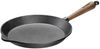 Skeppshult Bratpfanne Gusseisen 28 cm mit Walnussholzgriff - Schwarz - 25 bis 28 cm Bild 3