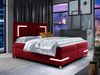 Boxspringbett Leleni LED, Rot, 180x200 cm Bild 2