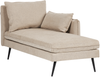 Linksseitige Chaiselongue YERRES Stoff Beige Bild 4