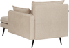 Linksseitige Chaiselongue YERRES Stoff Beige Bild 5
