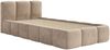 Selsey 'Cloudy Low' Polsterbett 90x200 cm, Samt Beige Bild 4