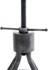 2er Set Barhocker SALIS - Holz Antik silber 41x41x96 cm | Barstuhl Mit Lehne Tresenhocker Tresenstuhl Kneipenhocker Kneipenstuhl Bild 5