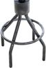 2er Set Barhocker SALIS - Holz Antik silber 41x41x96 cm | Barstuhl Mit Lehne Tresenhocker Tresenstuhl Kneipenhocker Kneipenstuhl Bild 3