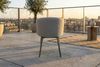 KAWOLA Gartenstuhl INDUS Outdoor Stoff grau 77 x 62 x 56 cm Bild 4
