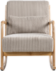 Schaukelsessel SORSELE Cord Beige Bild 5