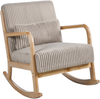Schaukelsessel SORSELE Cord Beige Bild 4