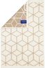 Villeroy & Boch Gästetuch - Carré, Walkfrottier, gemustert, Handtuch, Baumwolle Creme/Taupe 30x50 cm Bild 4