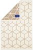 Villeroy & Boch Gästetuch - Carré, Walkfrottier, gemustert, Handtuch, Baumwolle Creme/Taupe 30x50 cm Bild 5