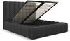 Micadoni Bett Kelp Strukturierter Stoff Moly Anthrazit 140x200 Bild 4