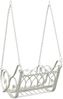 vidaXL Schaukelbank Stahl 71 x 75 x 59 cm Antik Weiß 42038690 Bild 5