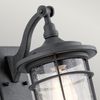Außenleuchte, Wandlampe, Laterne, Stahl, H 33,7 cm Bild 2