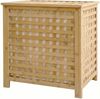 CLP Wäschebox Ronthy für Schmutzwäsche mit Bambusrahmen Wäschesack 70L waschbar,natura Bild 5