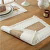 FOUORTUNATE-BEE Platzset 4er Set Boho-Tischsets 30x50cm Makramee-Deko Landhausstil, (für Küche Esstisch Zuhause Party Hochzeitsdekoration, 4-St) Bild 3