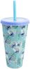 Disney Stitch Trinkbecher 790 ml To Go Becher mit Strohhalm für Getränke unterwegs Bild 2