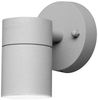 Kleine LED Außenwandleuchte Downlight, Höhe 9cm, Aluminium Grau Bild 2
