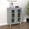 Sideboard, Kommode Grau Sonoma 69,5x34x90 cm Holzwerkstoff j1612p Bild 2