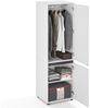 KOMTO Garderobenschrank CUBE 60-90 cm Mit Fächern Schubladen Kleiderschrank Schrank Mehrzweckschrank mit Türig & Schubladen Garderobenschrank Flur 192 cm Bild 5