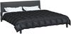 vidaXL Winterbettdecke Schwarz 220 x 260 cm Satin und Mikrofaser 42025858 Bild 3