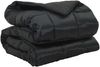 vidaXL Winterbettdecke Schwarz 220 x 260 cm Satin und Mikrofaser 42025858 Bild 2