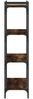 vidaXL Bücherregal 4 Böden Räuchereiche 80x30x120 cm Holzwerkstoff 837674 Bild 5