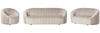 Sofa Set 6-Sitzer MALUNG Samtstoff Beige Bild 1