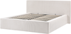 Bett mit Stauraum LILLEBONNE Cord Hellbeige 160 x 200 cm Bild 5