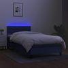 vidaXL Boxspringbett mit Matratze & LED Blau 80x200 cm Stoff 3133195 Bild 4