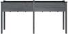 vidaXL Pflanzkübel mit Einsatz Grau 161x45x76 cm Massivholz Tanne 364238 Bild 4