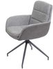 Mendler 6x 'HWC-K32' Esszimmerstuhl, Auto-Position, Stoff / Textil grau-dunkelgrau Bild 5